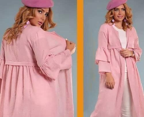 عکس مدل مانتو دخترانه صورتی کثیف