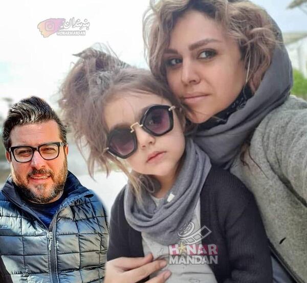 عکس محسن کیایی و دخترش