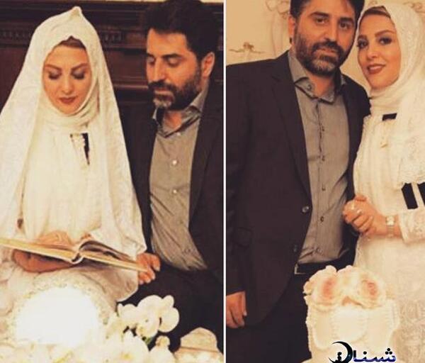 عکس عروسی ژیلا صادقی با همسرش