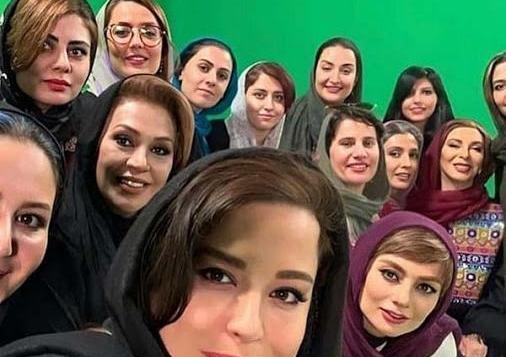 عکس با حجاب ترین بازیگر