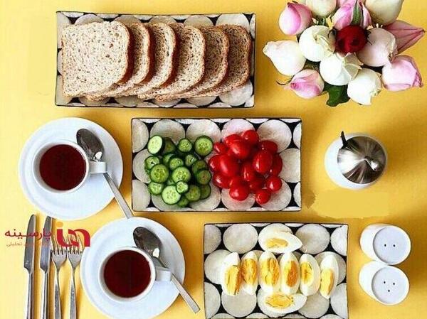 عکس ایده ی صبحانه