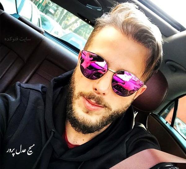 عکس ارش عدل پرور و همسرش