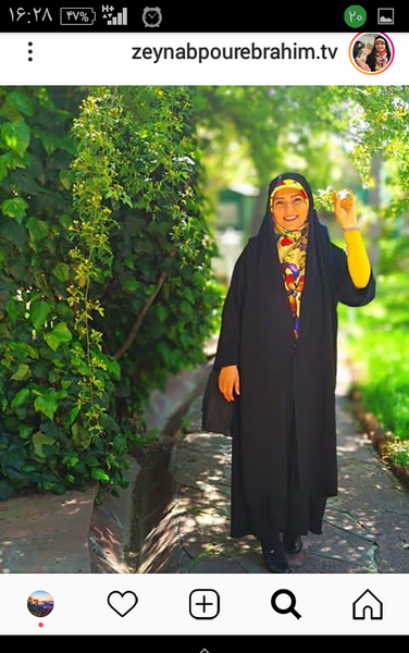 عکس زینب پورابراهیم مجری