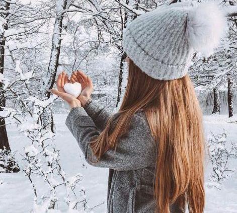 عکس فیک دخترونه تو برف