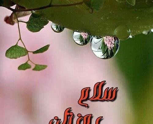 عکس نوشته صبح بخیر آدینه