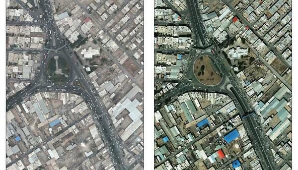 عکس هوایی نجف آباد