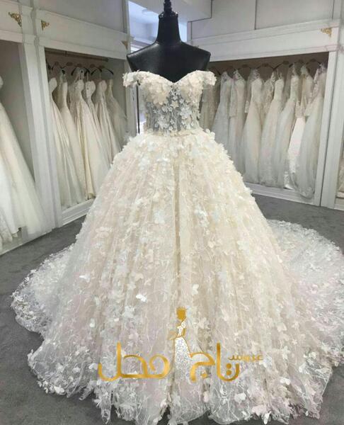 عکس لباس عروس وتاج