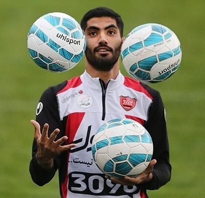 عکس محمد انصاری در استقلال