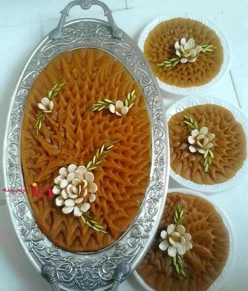 عکس حلوا برای سفره