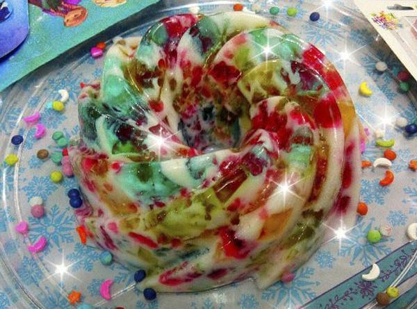 عکس ایده ژله خرده شیشه