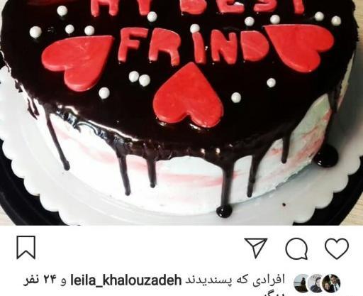 عکس کیک تولد پسرانه دو کیلویی