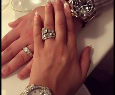 عکس حلقه ازدواج اینستاگرام