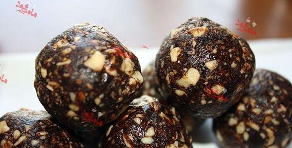 عکس حلوا خرما گردو