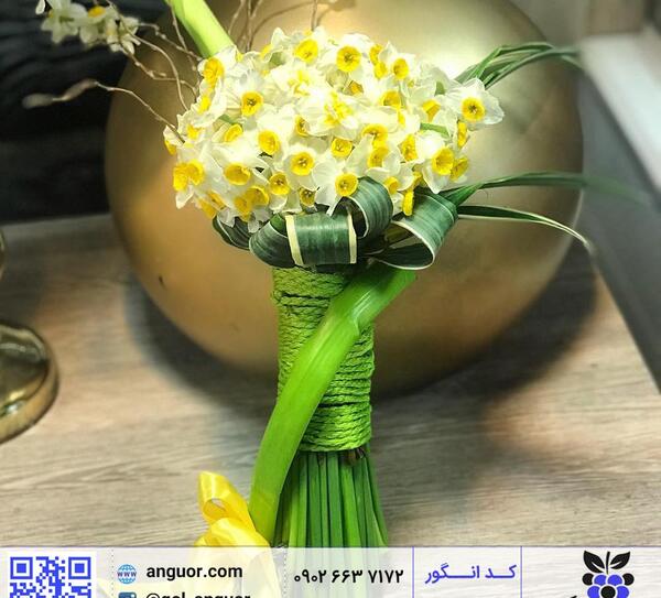 عکس گل نرگس تو ماشین