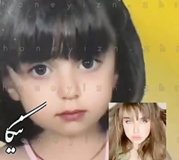 عکس بچگی های نیکا فلاحی