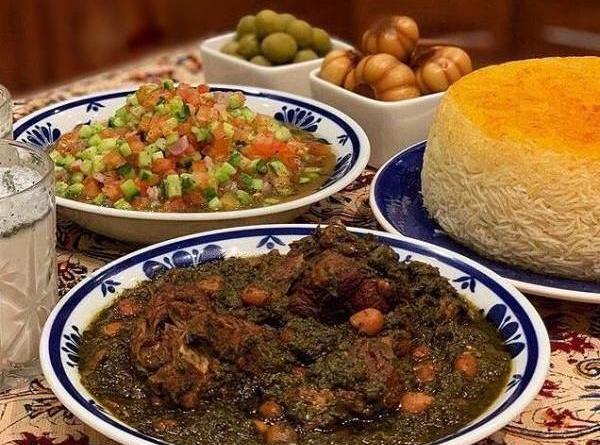 عکس قورمه سبزی فیک