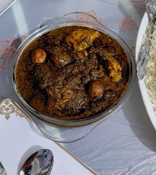 عکس قورمه سبزی فیک