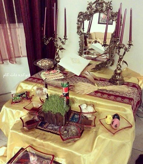 باکلاس شیک ترین عکس سفره هفت سین جدید