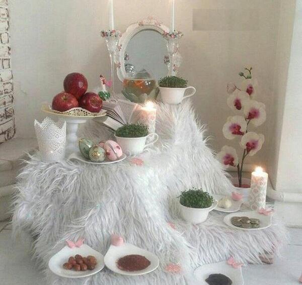 باکلاس شیک ترین عکس سفره هفت سین جدید