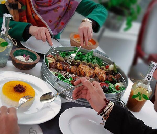 عکس ایده جدید برای سرو غذا در رستوران