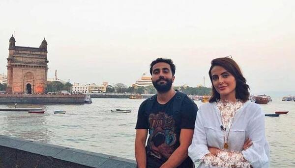 عکس آریا پارسا و همسرش