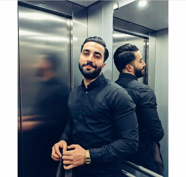 عکس آریا پارسا و همسرش
