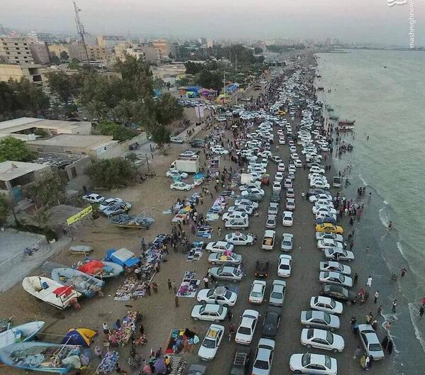عکس هوایی بندرعباس