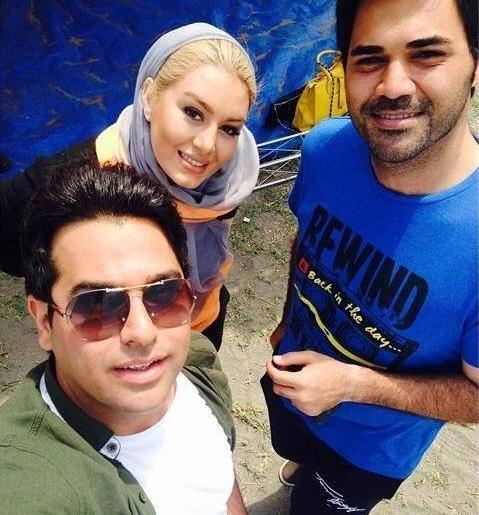 عکس پوریا راد و همسرش