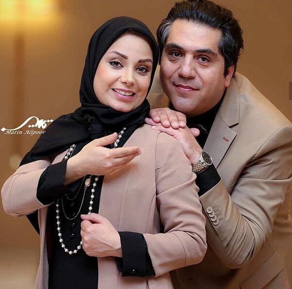 عکس پوریا راد و همسرش