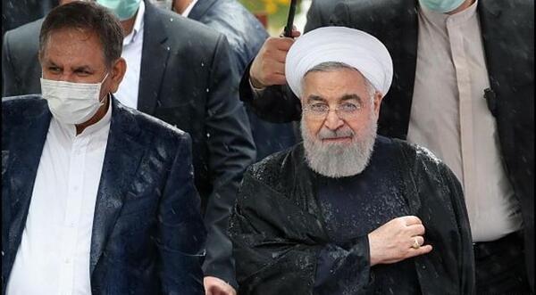 عکس حسن روحانی بدون عمامه