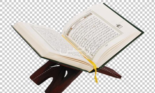 عکس قرآن روی رحل
