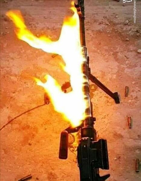 عکس آتش اسلحه