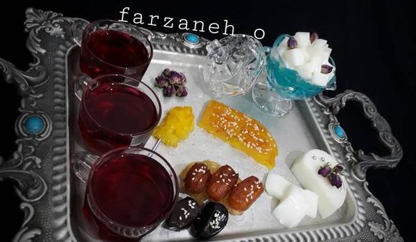 عکس ژله چای