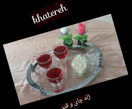 عکس ژله چای