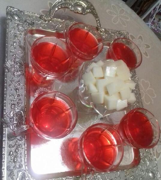 عکس ژله چای