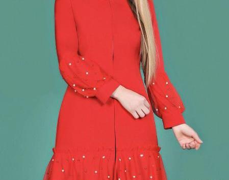 عکس مدل مانتو دخترانه جدید چین دار
