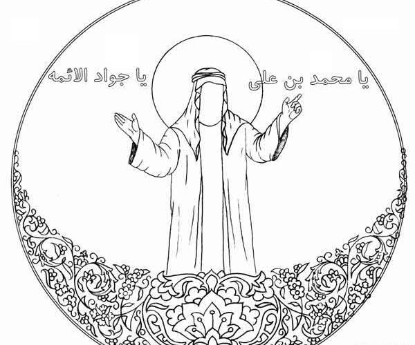 عکس امام زمان نقاشی کودکانه