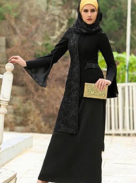 عکس مدل مانتو بلند زنانه سایز بزرگ