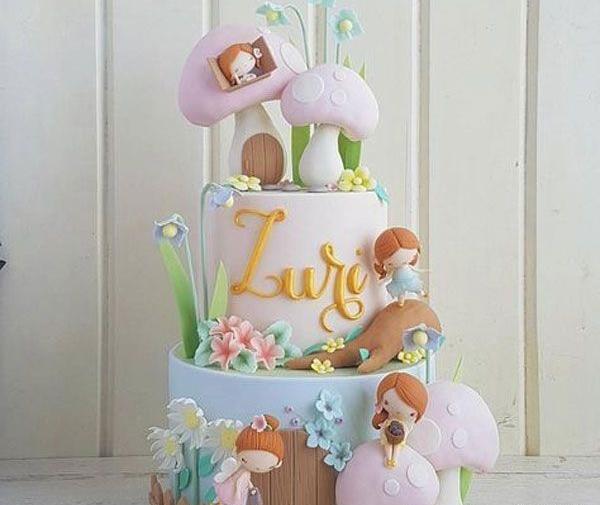عکس کیک تولد هم دخترانه هم پسرانه