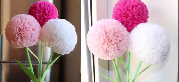 عکس گل های مصنوعی زیبا
