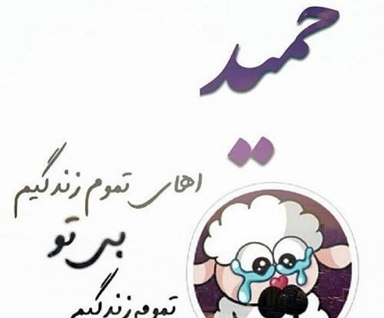 عکس نوشته حمید و مرضیه