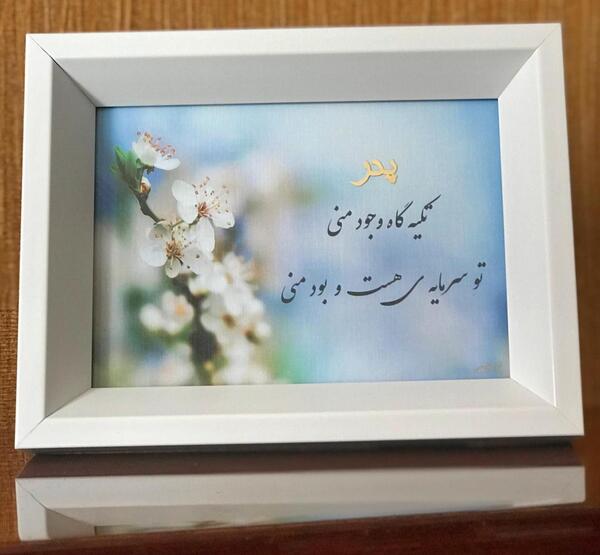 عکس پدر قاب