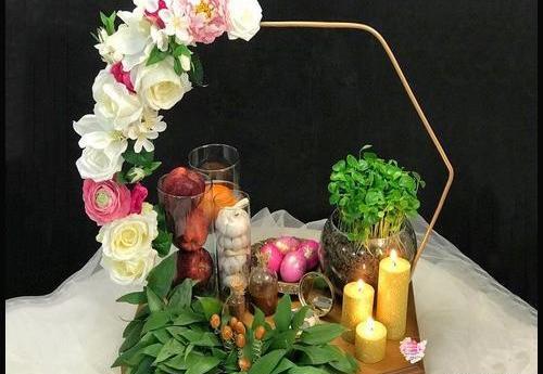عکس هفت سین با سیخ چوبی
