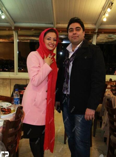 عکس رضا چلنگر و همسرش