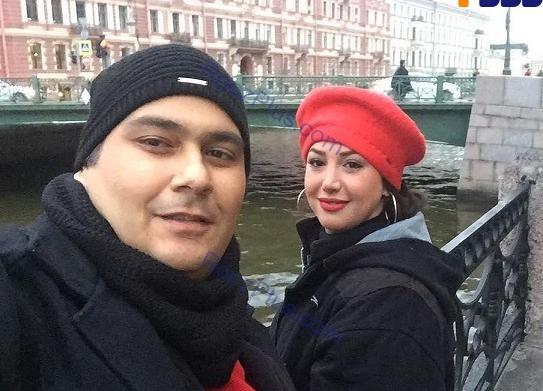 عکس رضا چلنگر و همسرش