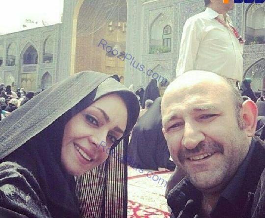 عکس رضا چلنگر و همسرش