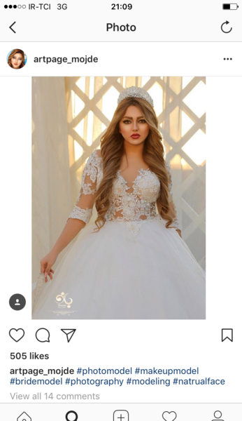 عکس لباس عروس شاین