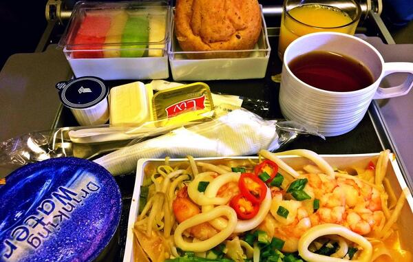 عکس غذاهای هواپیما
