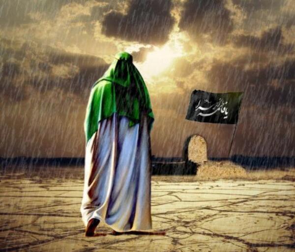 عکس امام زمان تنها