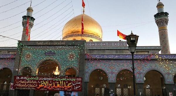 عکس حرم امام علی عید غدیر